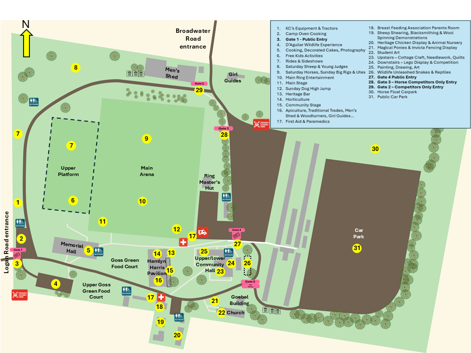 2026 Show Map